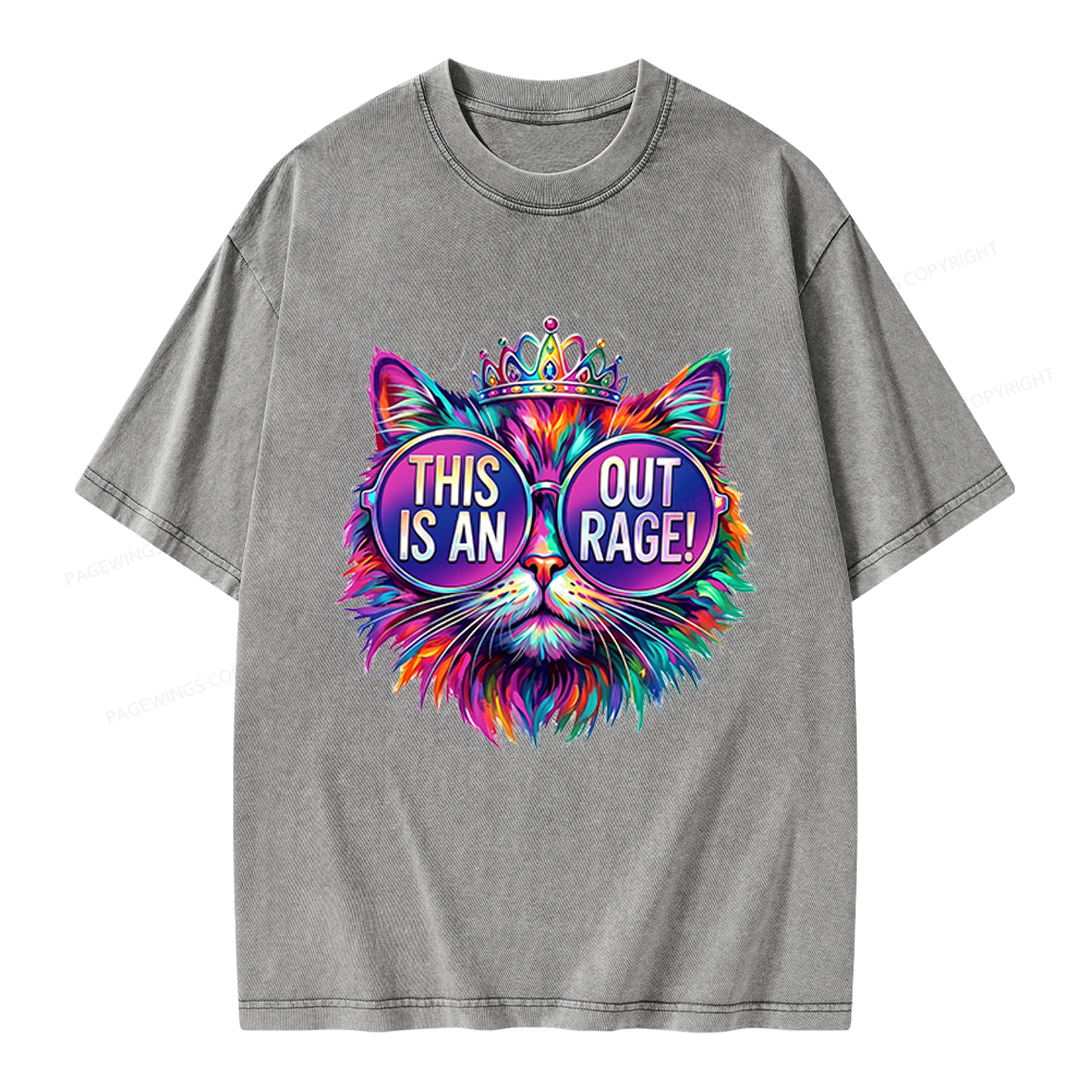 Pagewings Sci-Fi Book Lover Unisex Washed T-shirt