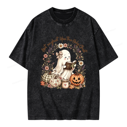 Pagewings Christian Halloween Unisex Washed T-shirt
