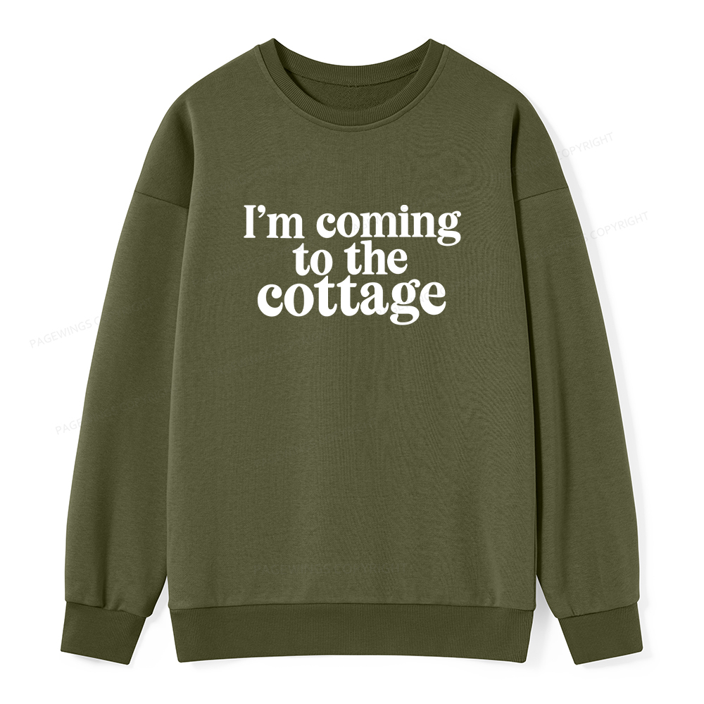 Pagewings I'm Coming To The Cottage Unisex Classic Sweatshirt