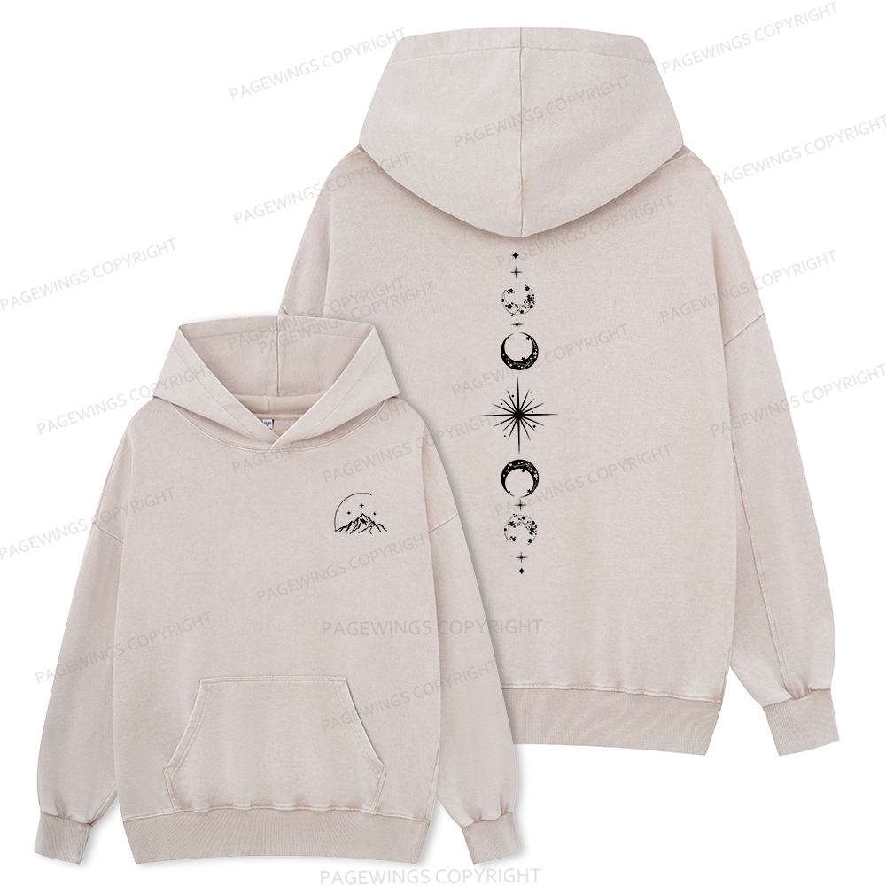 Pagewings Hello Feyre Darling Unisex Washed Hoodie