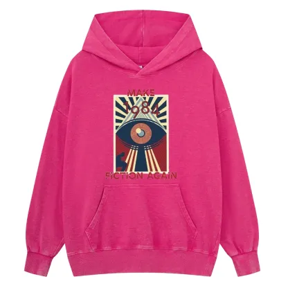 Pagewings Nineteen Eighty-Four Unisex Washed Hoodie