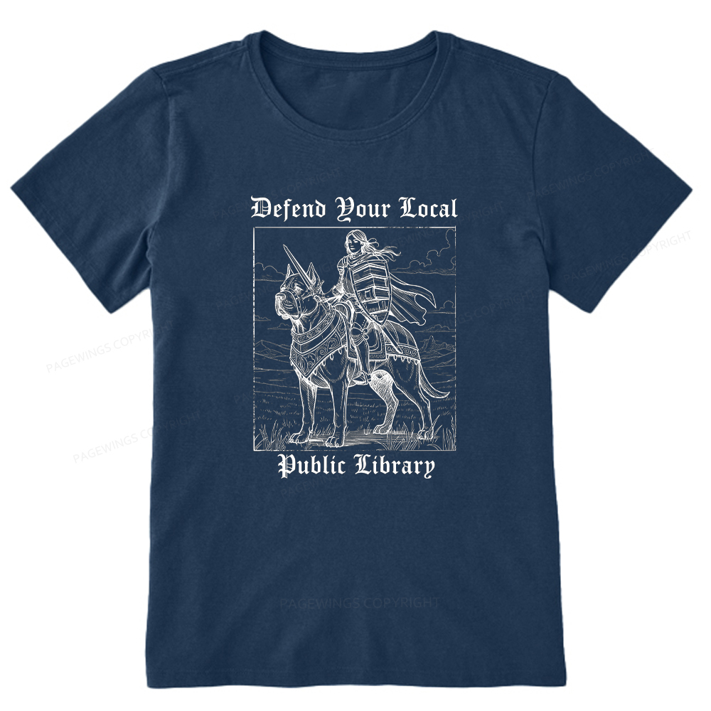 Pagewings Defend Your Local Public Library Unisex Classic T-shirt