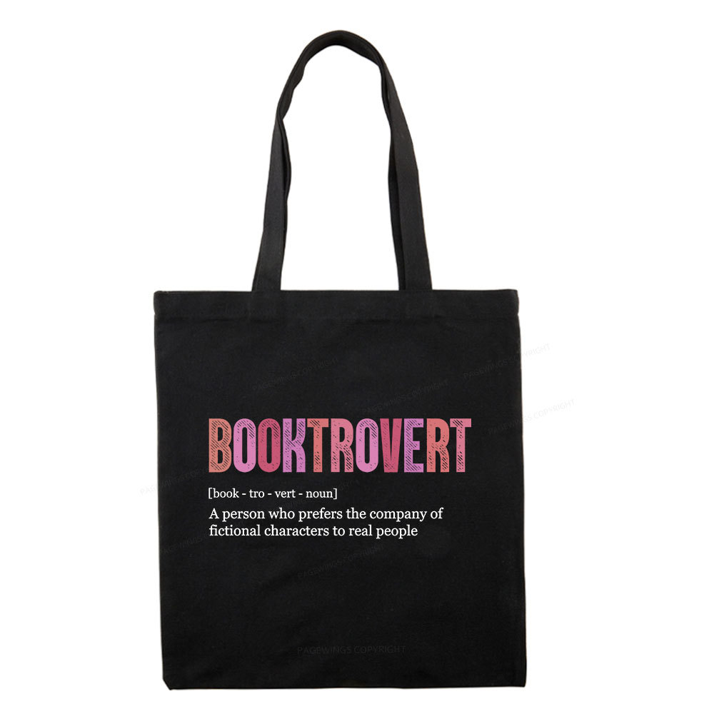 Pagewing Funny Book Lover Tote Bag