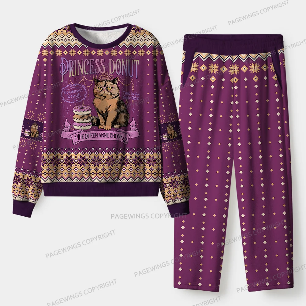 Pagewings Sci-Fi Book Lover Unisex Flannel Pajama Set