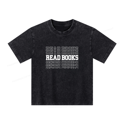 Pagewings Week and Library Unisex Kids Washed T-shirt