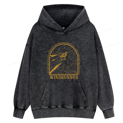 Pagewings Windrunner Unisex Washed Hoodie