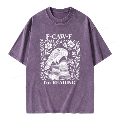 Pagewings I'm Reading Unisex Washed T-shirt