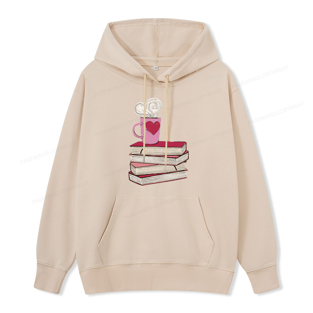 Pagewing Valentine's Day Gift for the Book Lover Unisex Classic Hoodie