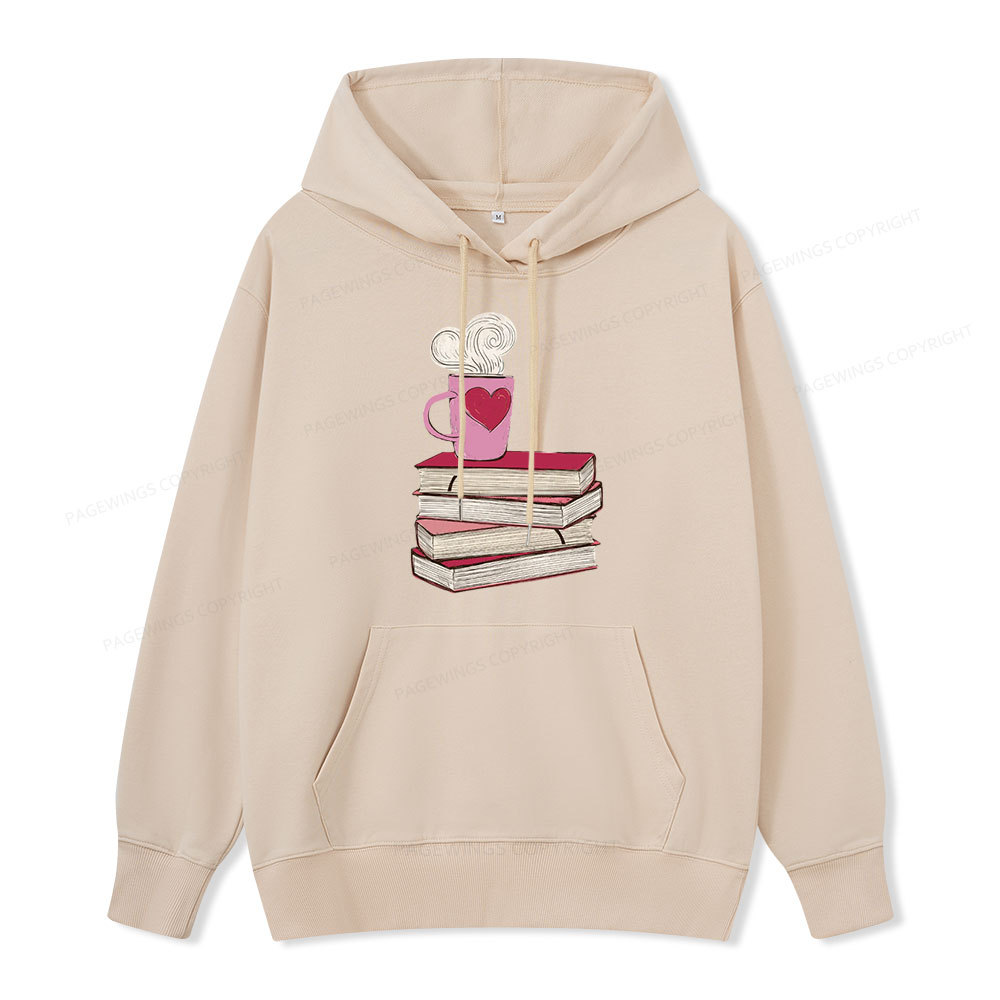 Pagewing Valentine's Day Gift for the Book Lover Unisex Classic Hoodie