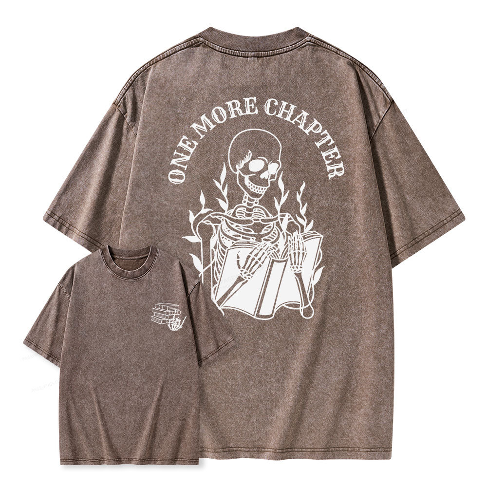 Pagewings One More Chapter Unisex Washed T-shirt