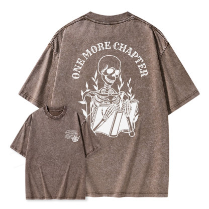Pagewings One More Chapter Unisex Washed T-shirt