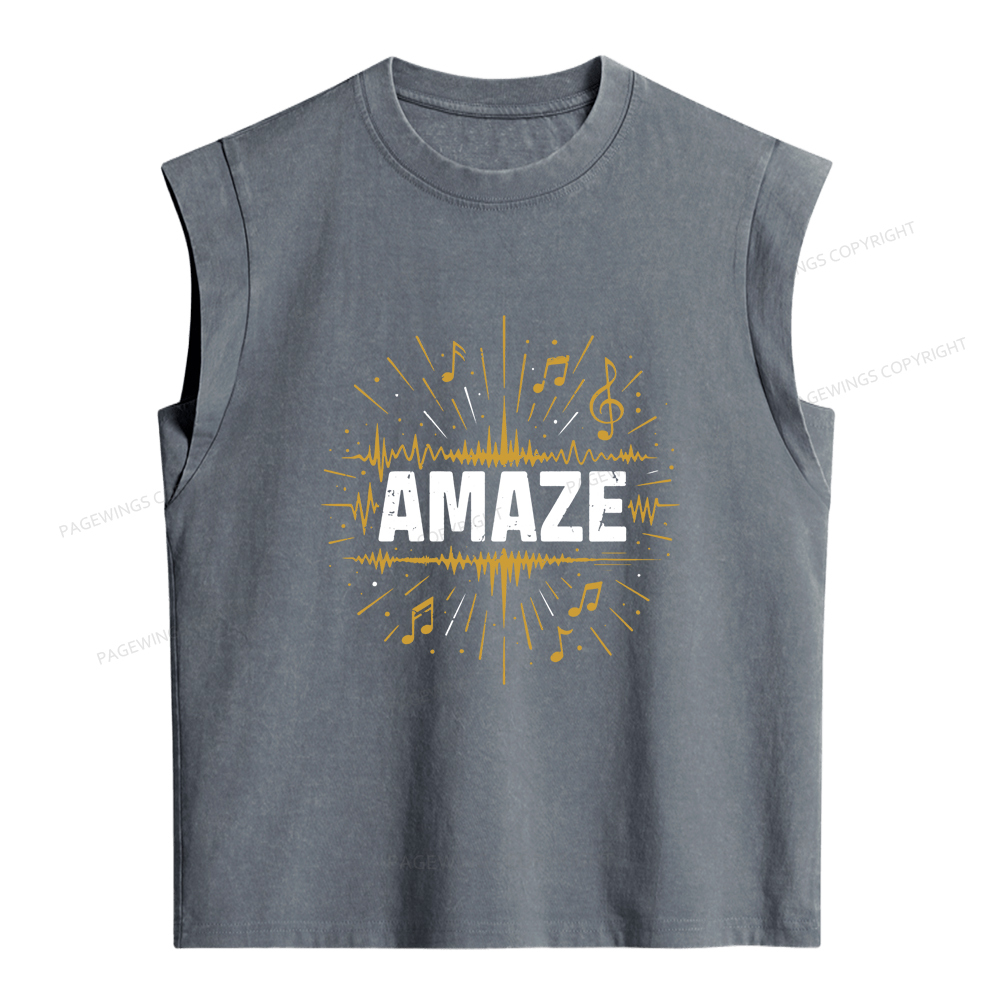 Pagewings Amaze Women's Washed Tank Top