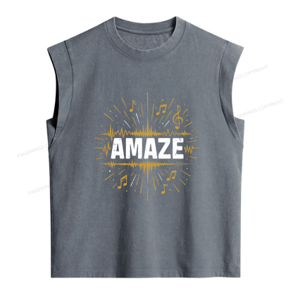 Pagewings Amaze Women's Washed Tank Top