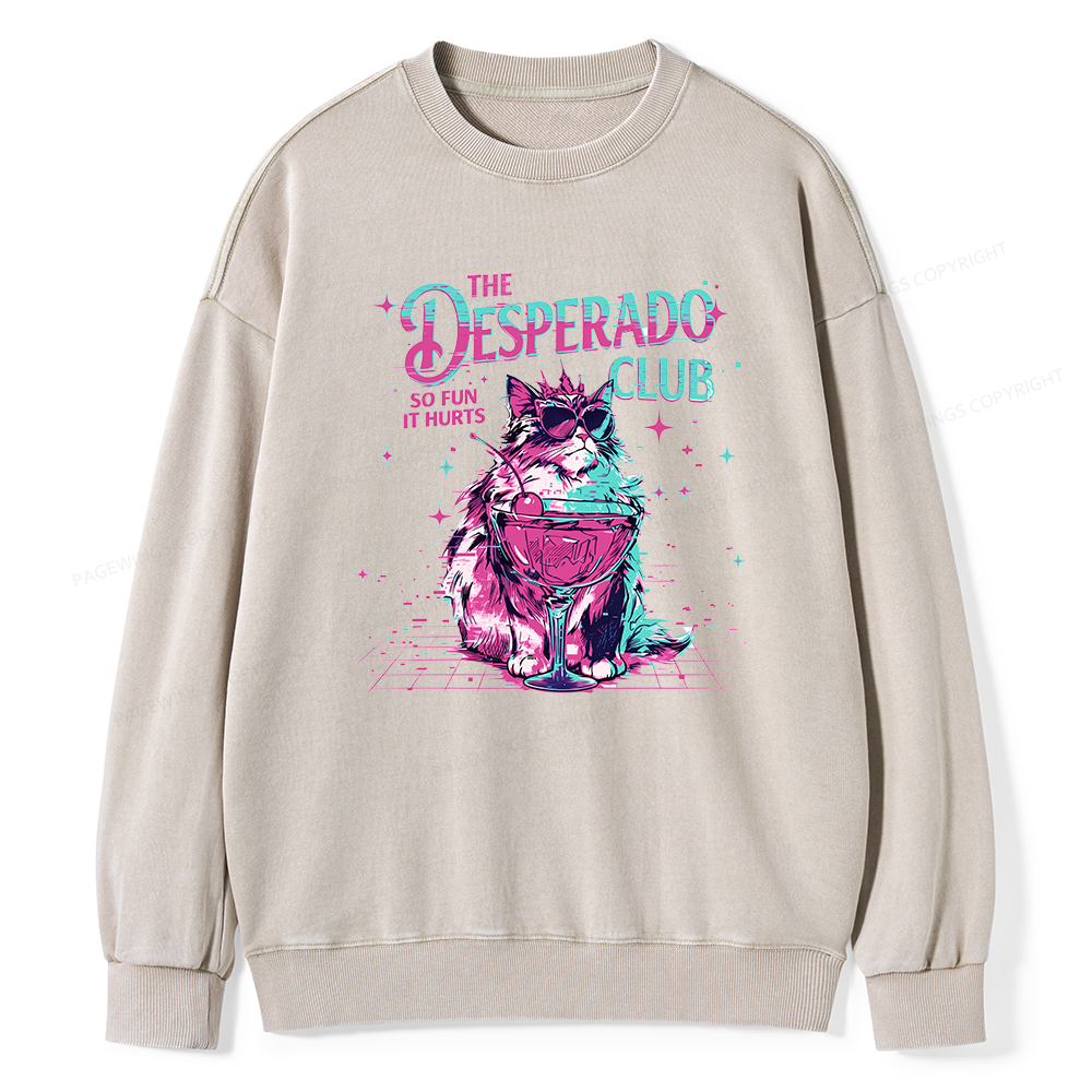 Pagewings Sci Fi Fan Unisex Washed Sweatshirt
