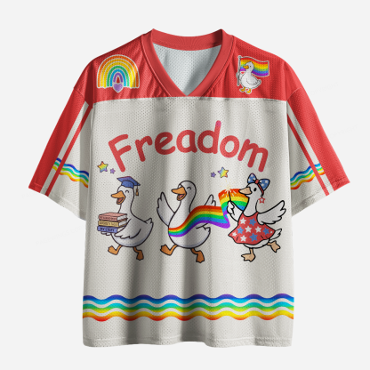 Pagewings Freadom Unisex Mesh Jersey