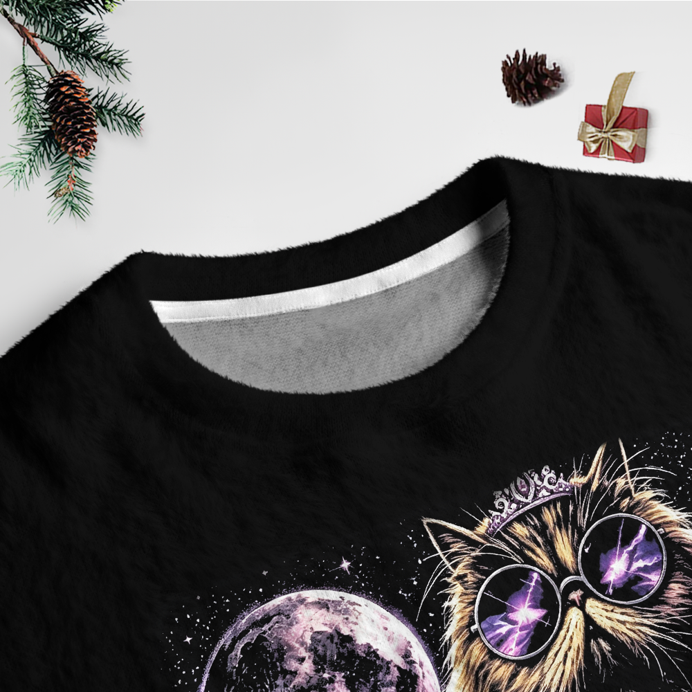 Pagewings Sci Fi Book Lover Unisex Ugly Light Knit Sweatshirt