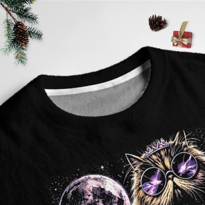 Pagewings Sci Fi Book Lover Unisex Ugly Light Knit Sweatshirt