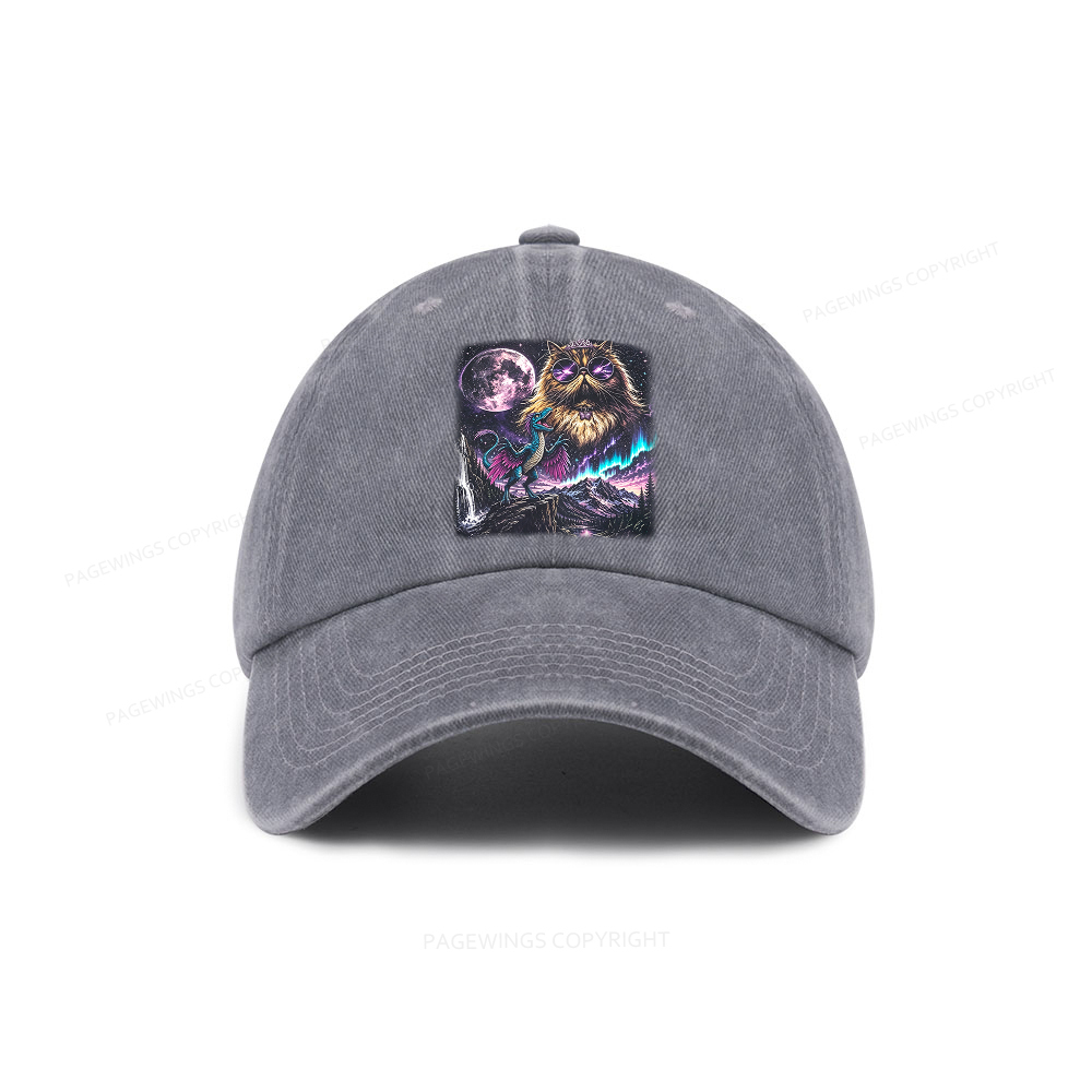 Pagewings Sci Fi Books Lover Washed Cap