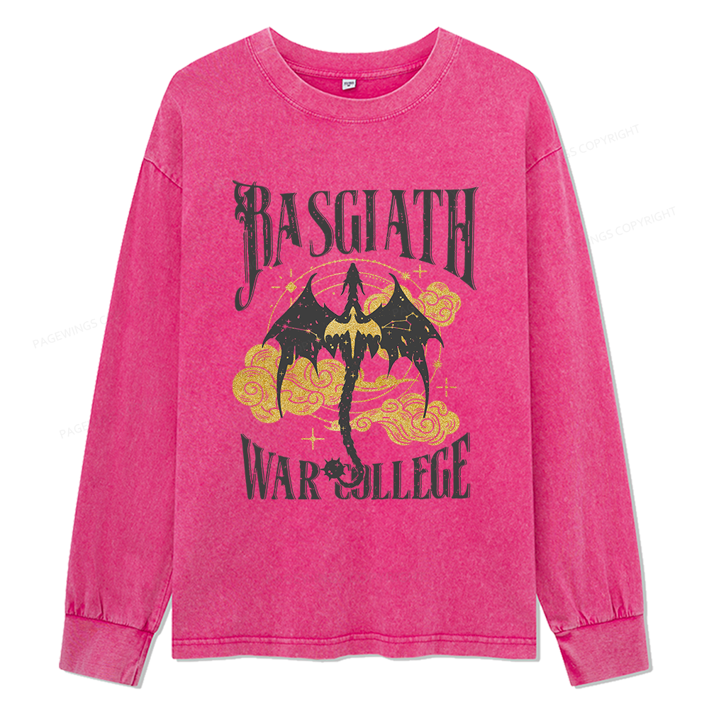 Pagewings Fantasy Unisex Washed Long Sleeve T-shirt