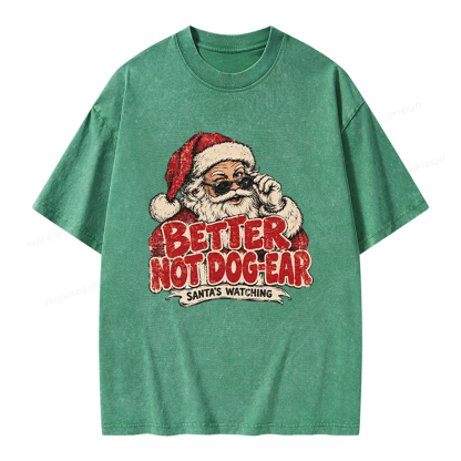 Pagewings Better Not Dog-Ear Unisex Washed T-shirt