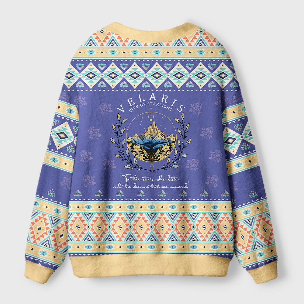 Pagewings Velaris City Of Starlight Light Knit Unisex Cardigan Sweaters