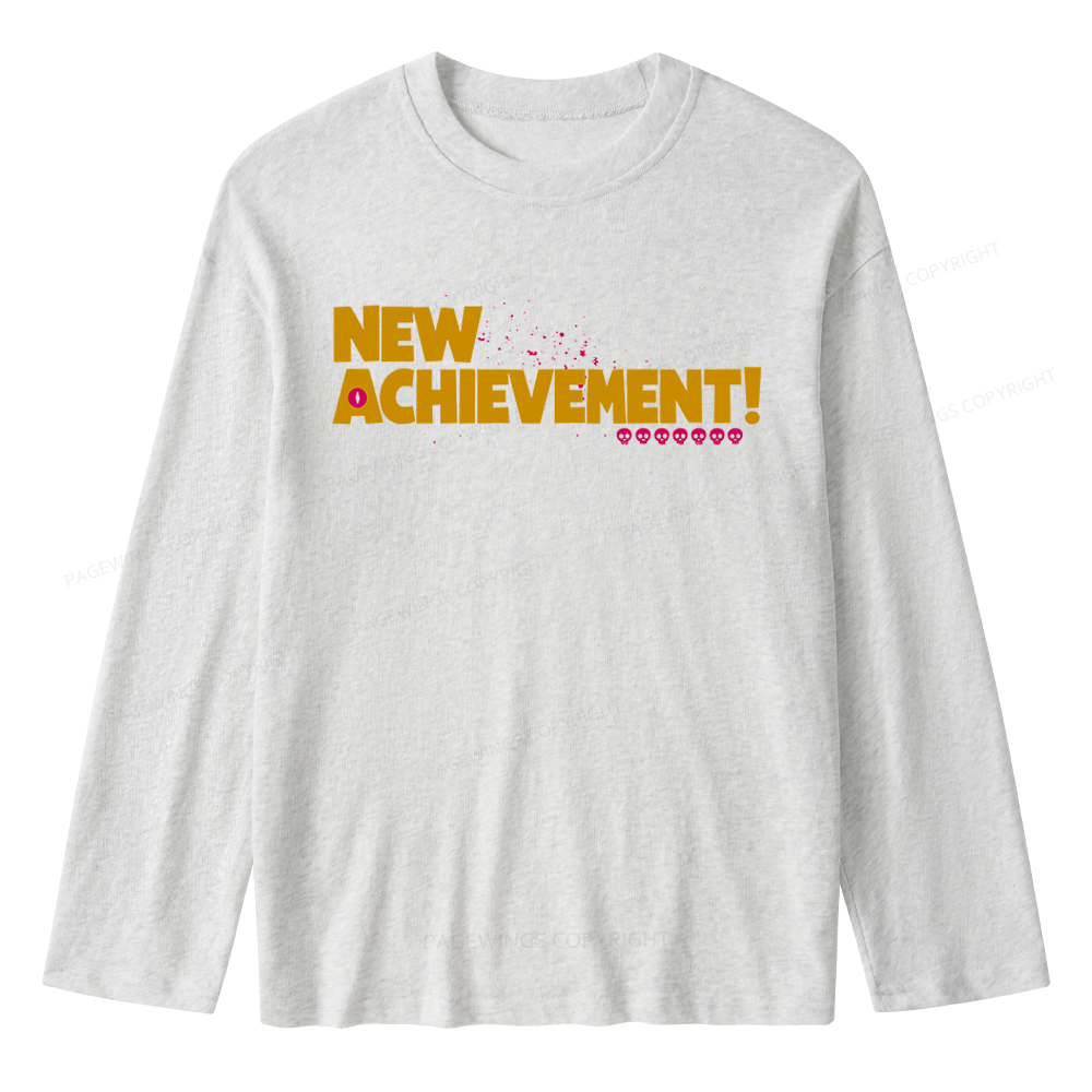 Pagewings New Achievement Unisex Lightweight Long Sleeve T-Shirt