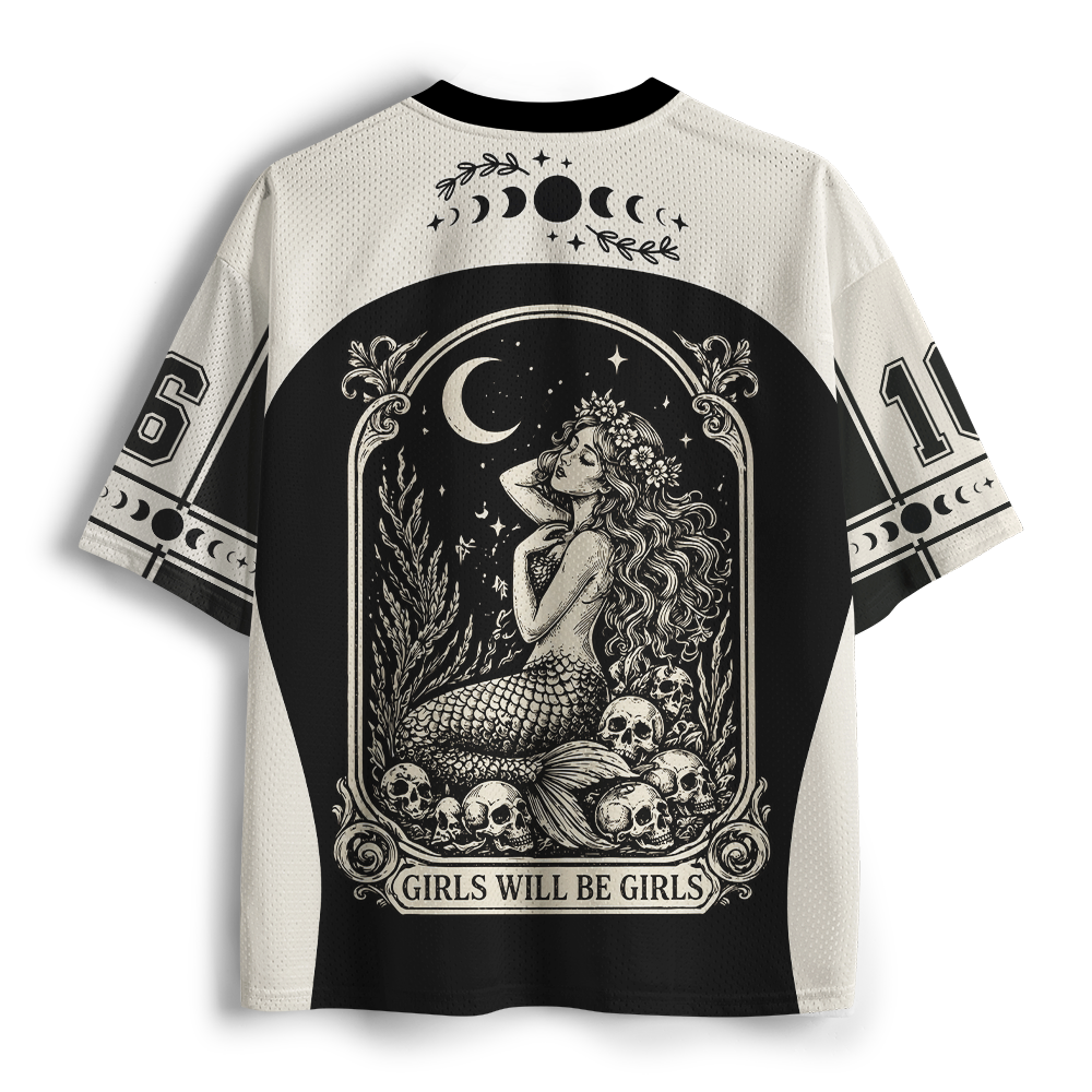 Pagewings Girls Will Be Girls Unisex Mesh Jersey