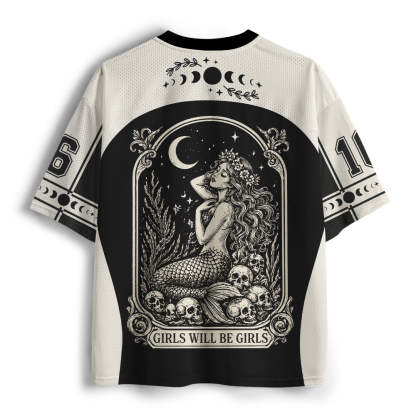 Pagewings Girls Will Be Girls Unisex Mesh Jersey