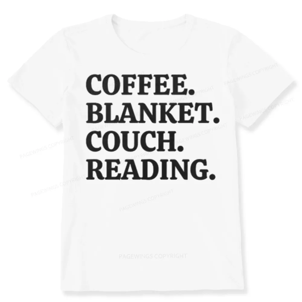 Pagewings Coffee Blanket Couch Reading Unisex Classic T-shirt