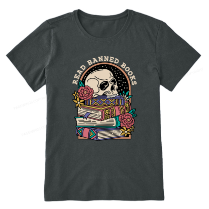 Pagewings Read Banned Book Floral Unisex Tee Unisex Classic T-shirt