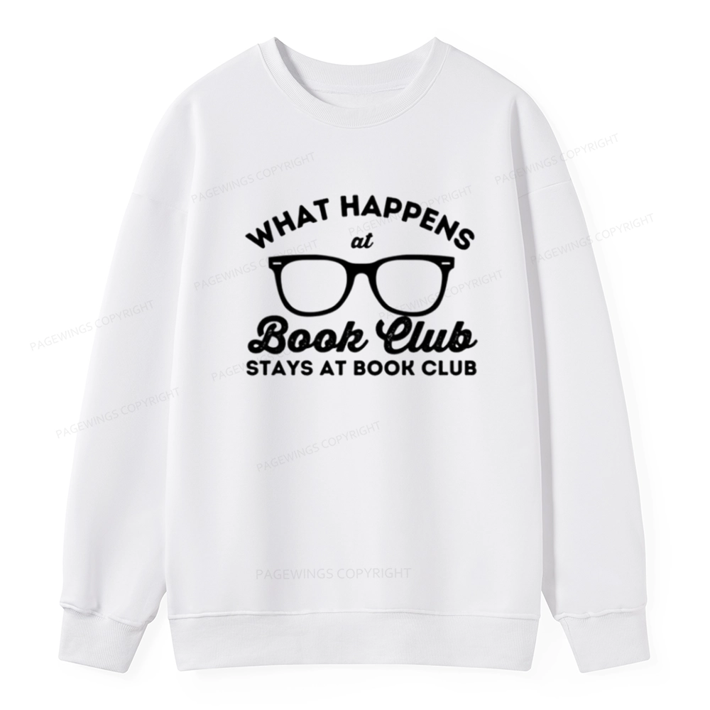 Pagewings What Happens At Book Club Unisex Classic Sweatshirt