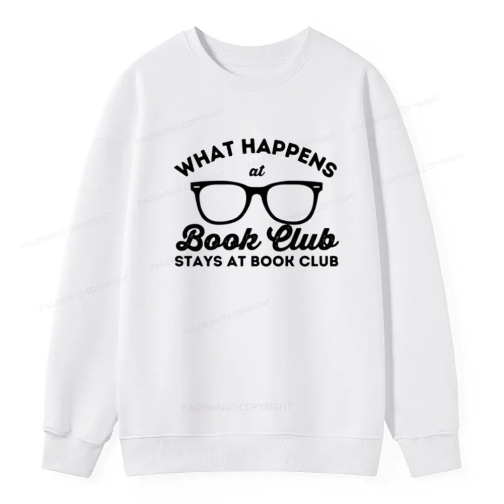 Pagewings What Happens At Book Club Unisex Classic Sweatshirt