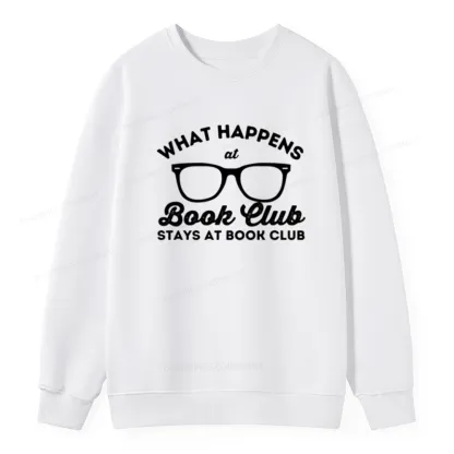 Pagewings What Happens At Book Club Unisex Classic Sweatshirt