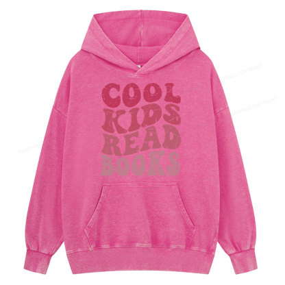 Pagewing Library Reader Book Nerd  Unisex Washed Hoodie