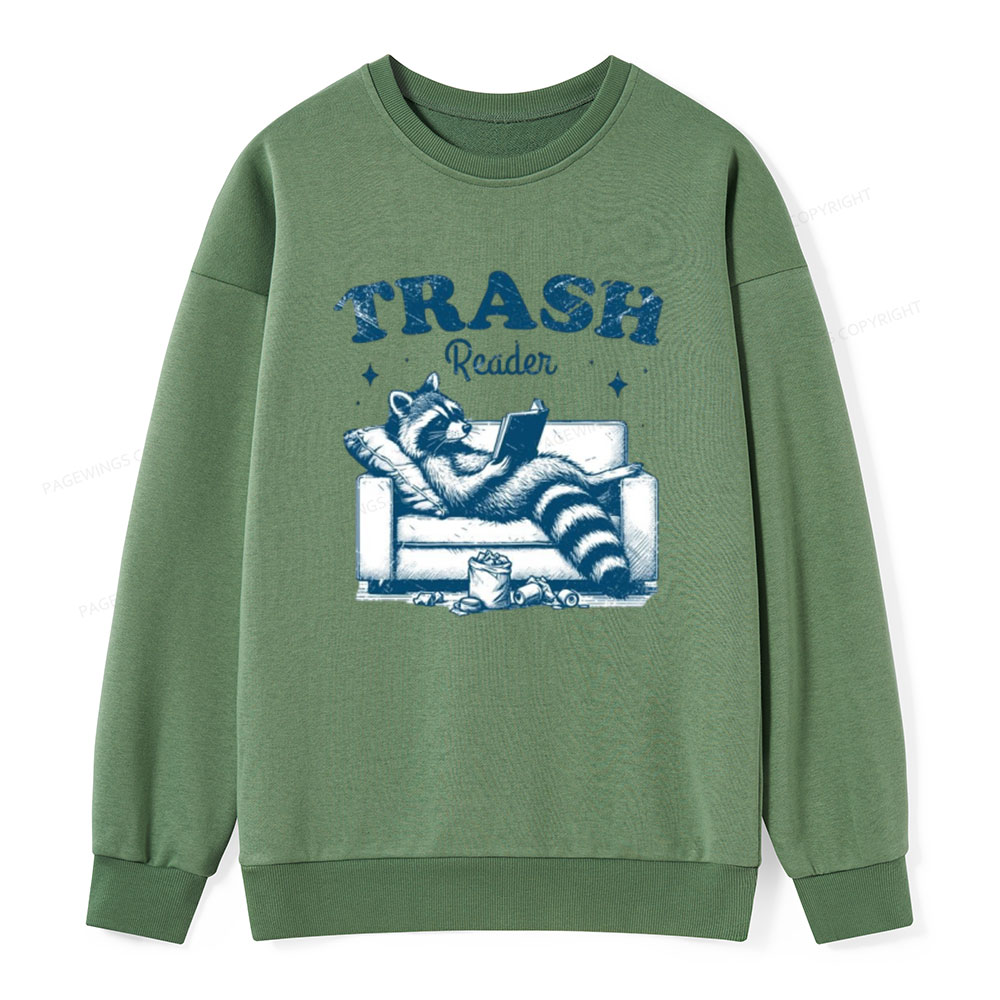 Pagewings Trash Reader Unisex Classic Sweatshirt