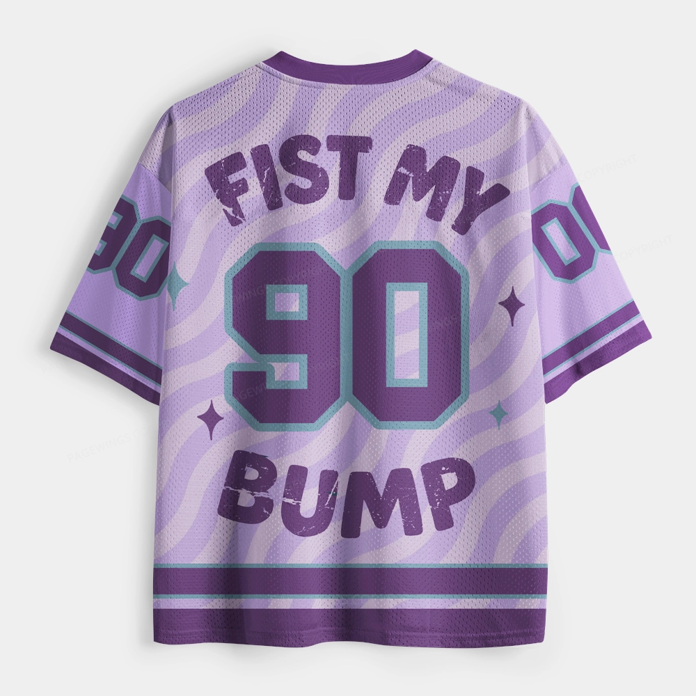 Pagewings Fist My Bump Unisex Mesh Jersey