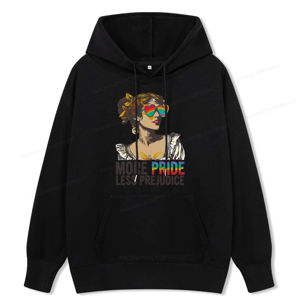 Pagewings More Pride Less Prejudice Unisex Classic Hoodie
