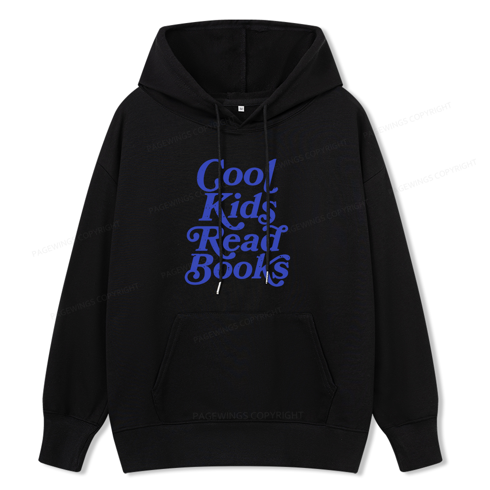 Pagewings Cool Kids Read Books Unisex Classic Hoodie