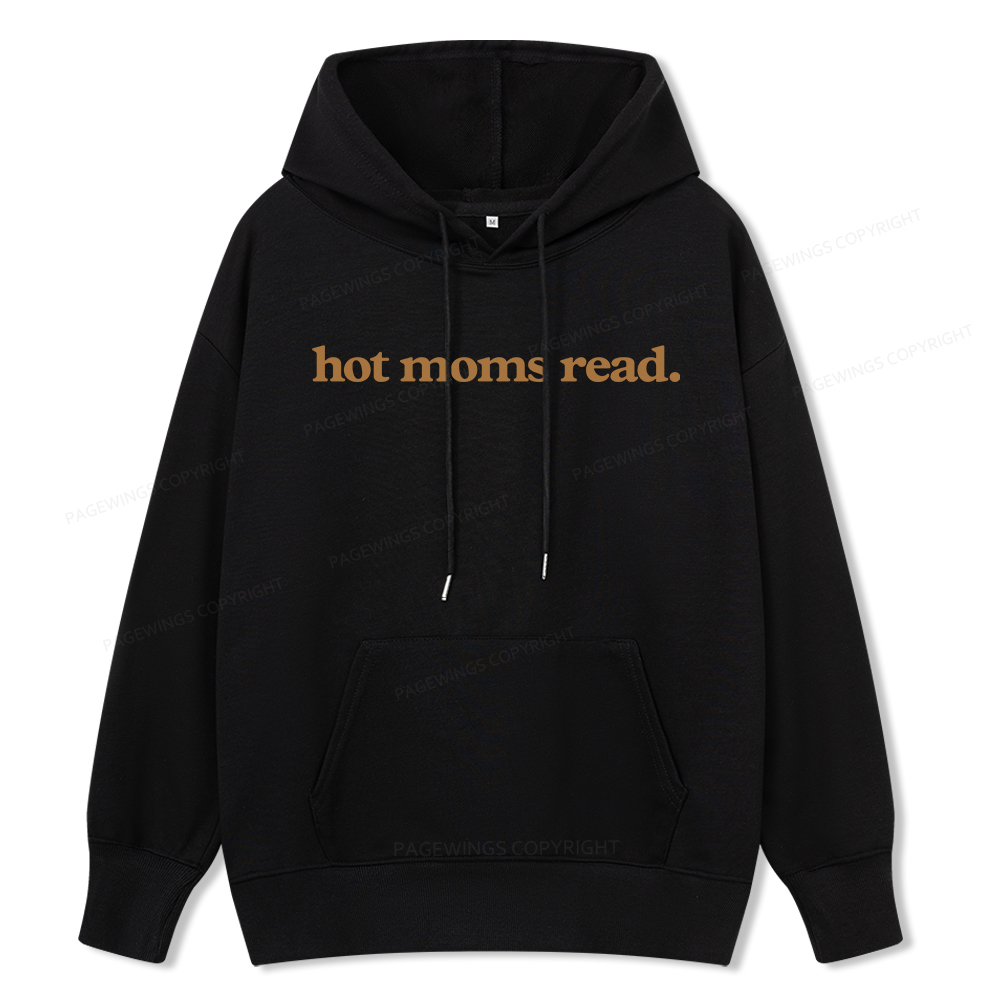 Pagewings Hot Moms Read Unisex Classic Hoodie
