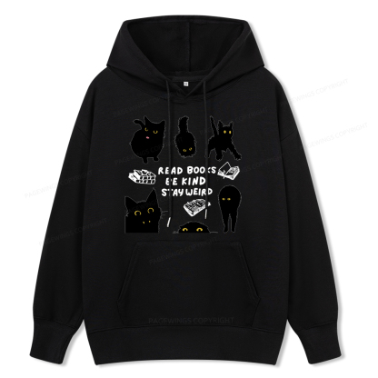 Pagewings Read Books Be Kind Stay Weird Unisex Classic Hoodie