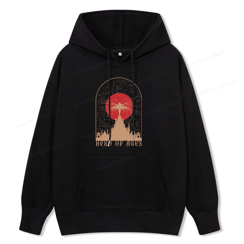 Pagewings Mist Bookish Unisex Classic Hoodie