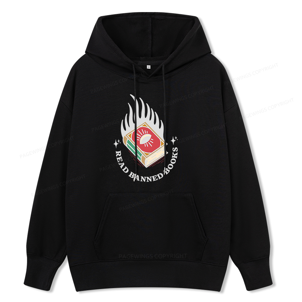 Pagewings Read Banned Books Unisex Classic Hoodie