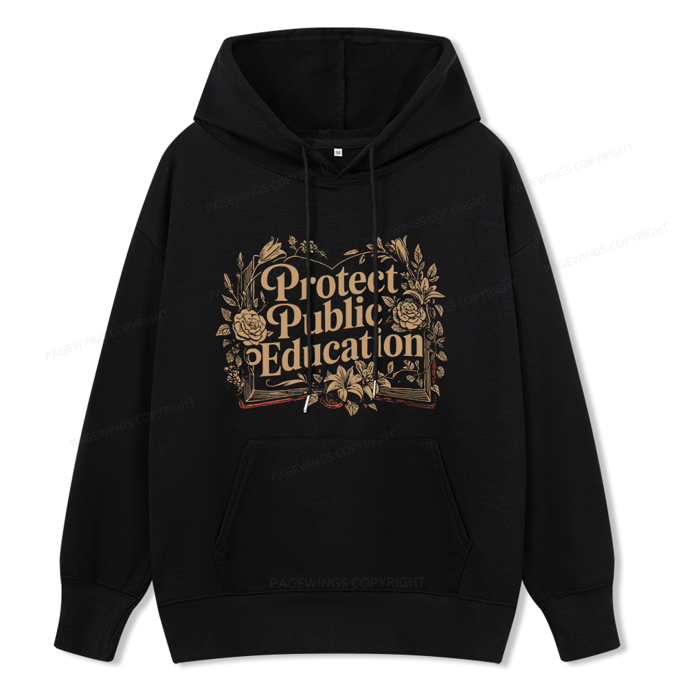 Pagewings Protect Public Education Unisex Classic Hoodie