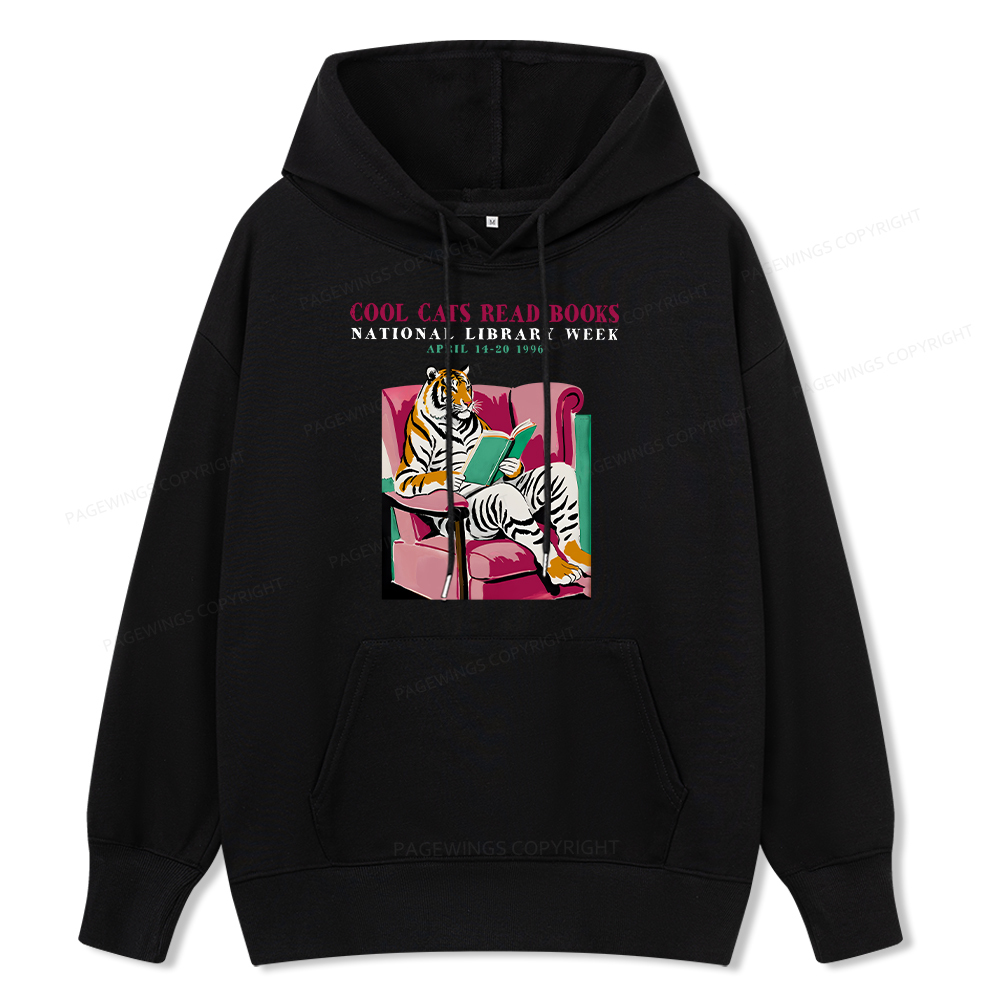 Pagewings Library Week Poster 1996 Unisex Classic Hoodie