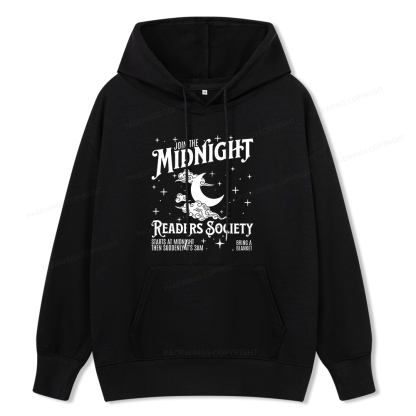 Pagewings Late Night Readers Book Club Unisex Classic Hoodie