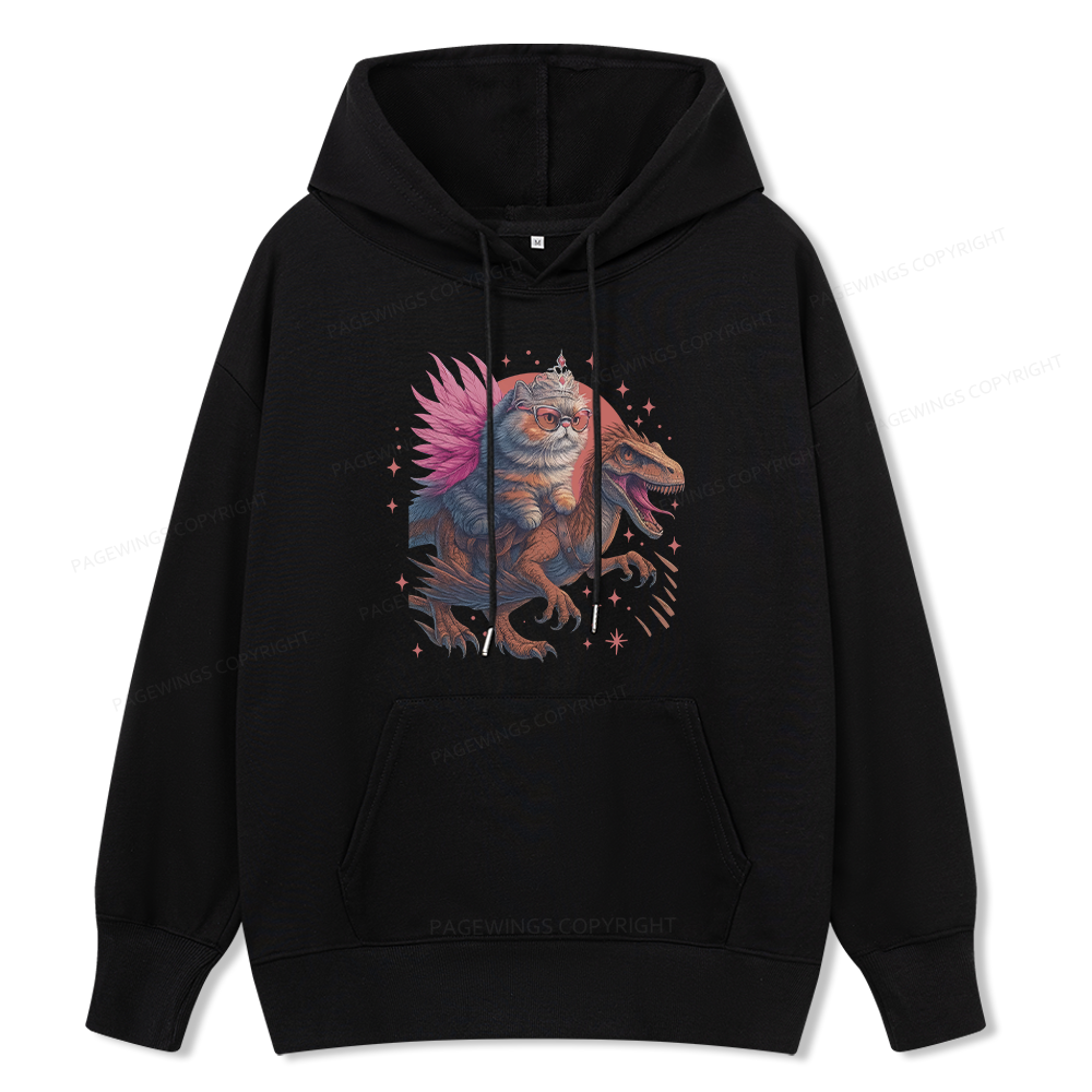 Pagewings Vintage Book Lover Princess Unisex Classic Hoodie