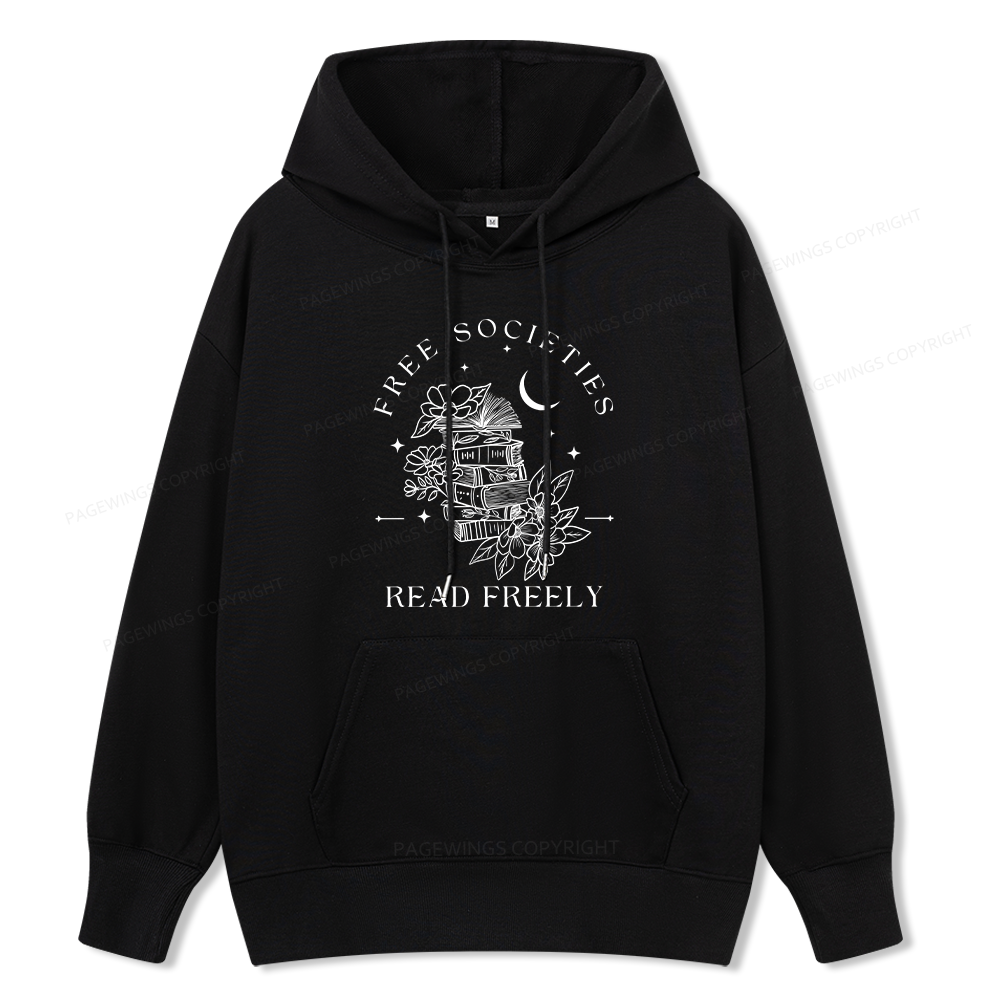 Pagewings Free Societies Read Freely Unisex Classic Hoodie