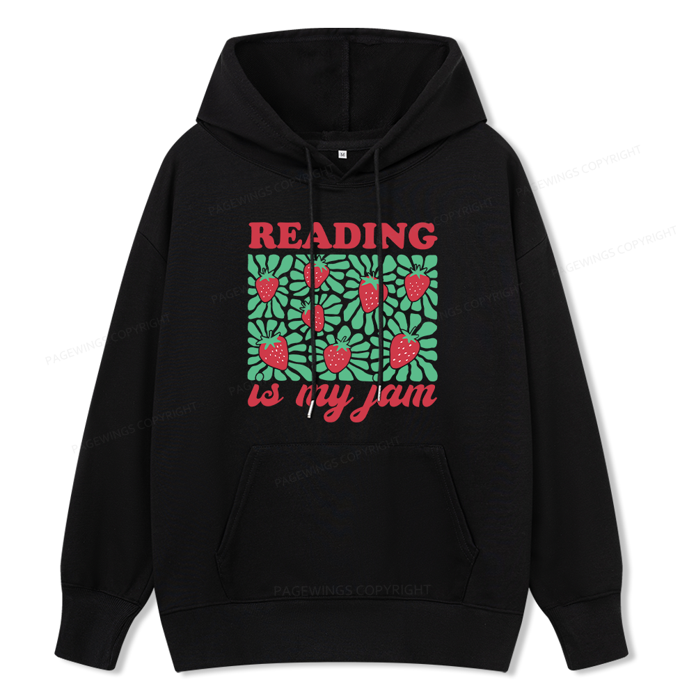 Pagewings Reading Is My Jam Unisex Classic Hoodie