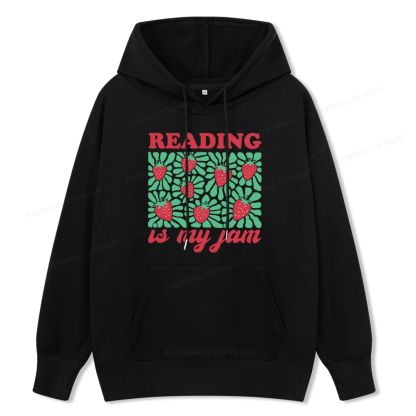 Pagewings Reading Is My Jam Unisex Classic Hoodie