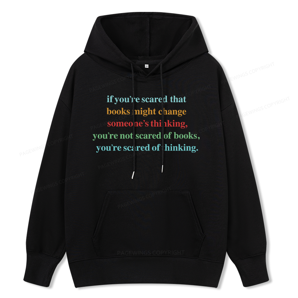 Pagewings Censorship Social Justice Shirt Booktrovert Unisex Classic Hoodie
